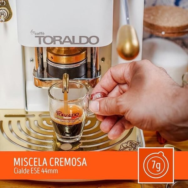 Caffè Toraldo Miscela Cremosa Cialde ESE 44 mm (150 Unità)