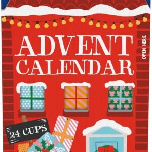 CUPPER Calendario dell'Avvento Biologico, Cofanetto Assortito di 12 Tè e Infusi Biologici e 100% Naturali, Assortimento di Tisane e Tè con Filtri 100% Biodegradabili, Confezione da 24 Bustine