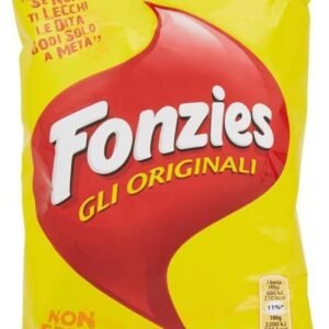 Fonzies - Croccantini di Mais al Formaggio, Cotti al Forno - 10 buste da 40 grammi