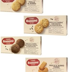 Forno Bonomi Kit Frolle. Gusta tutte le nostre frolle al burro, ideali per uno snack goloso. Contiente 4 Confezioni da 150 g