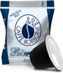 Caffè Borbone Respresso, Miscela Blu - 100 Capsule - Compatibili con le Macchine ad uso domestico Nespresso *