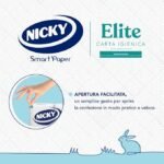 Nicky Elite - 48 Rotoli di Carta Igienica, 150 Soffici Fogli a 3 Veli, Morbida e Resistente a Contatto con la Pelle, Dermatologicamente Testata, 100% Certificata FSC®