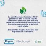 Rotoloni Regina - 24 Maxi Rotoli di Carta Igienica 100% Certificata FSC®, 500 Fogli a 2 Veli, Lunghi Più del Doppio dei Normali Rotoli, Confezione 50% in Plastica Riciclata