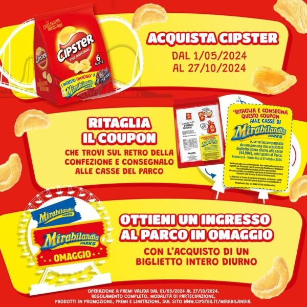 Cipster the Original, Chips di Patate Croccanti, Gusto Leggero e Forma Iconica, 132g (multipack 6 bustine da 22g) (Confezione da 3)